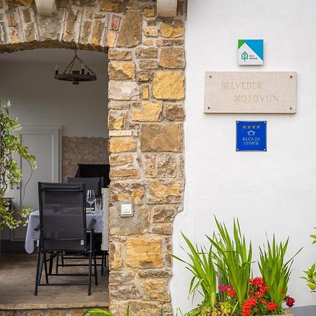Holiday Home Belveder Motovun With Heated Pool Livade Exteriér fotografie