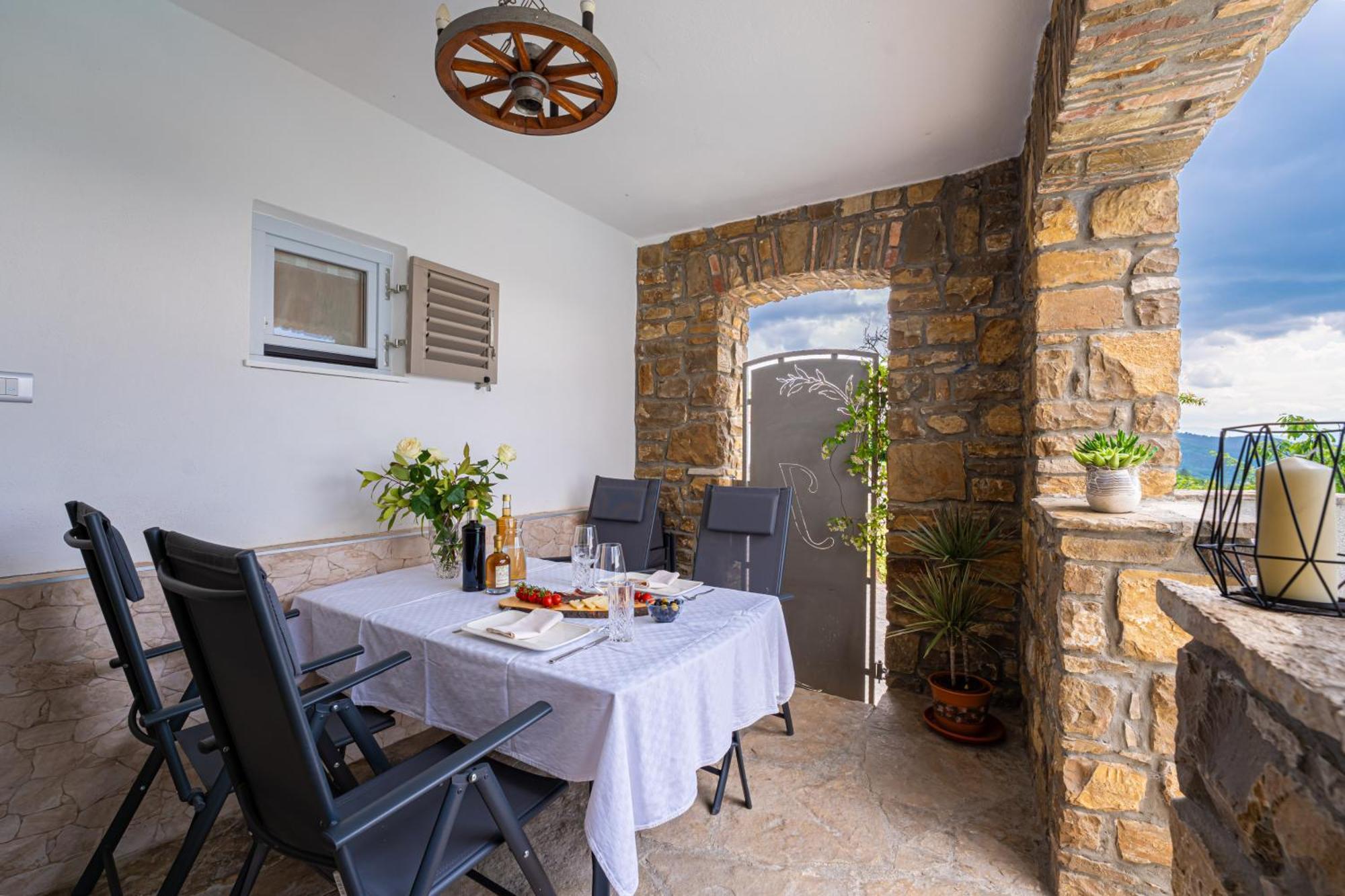Holiday Home Belveder Motovun With Heated Pool Livade Exteriér fotografie