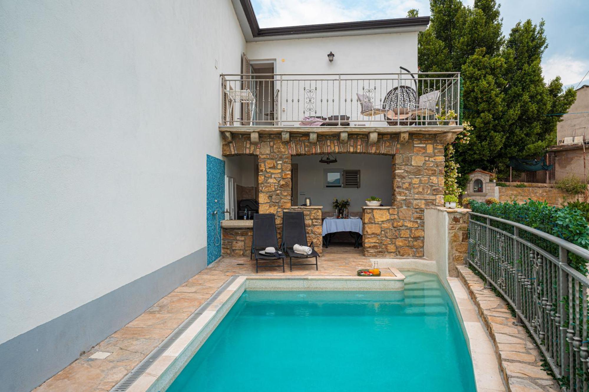Holiday Home Belveder Motovun With Heated Pool Livade Exteriér fotografie