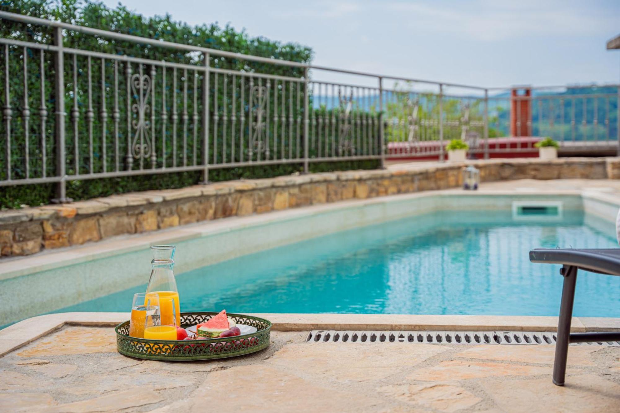 Holiday Home Belveder Motovun With Heated Pool Livade Exteriér fotografie
