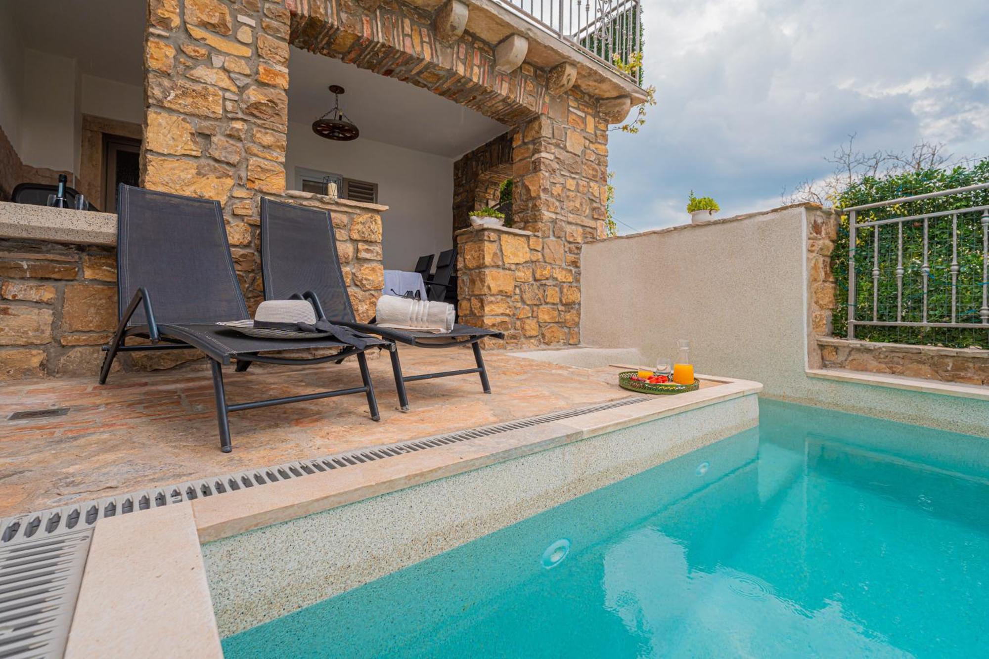 Holiday Home Belveder Motovun With Heated Pool Livade Exteriér fotografie