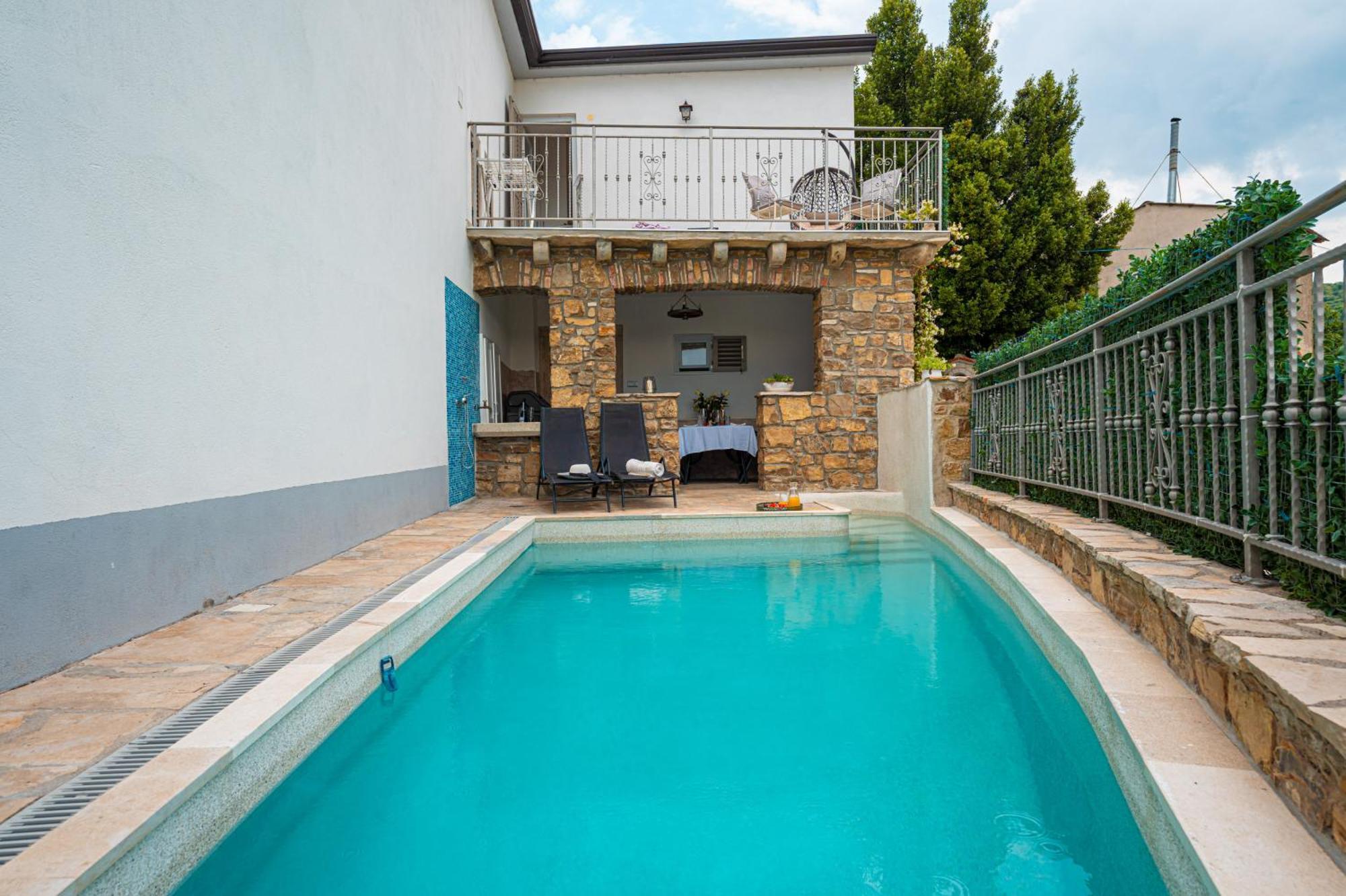 Holiday Home Belveder Motovun With Heated Pool Livade Exteriér fotografie
